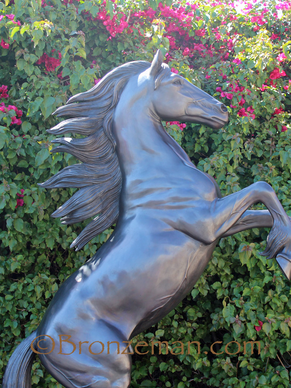 custom bronze horse statue