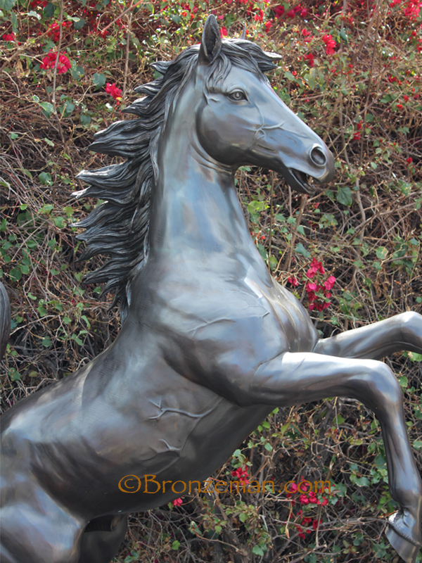 bronze ferrari horse