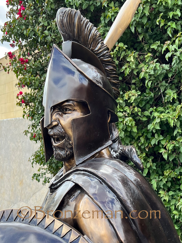 custom-bronze-statue-Spartan