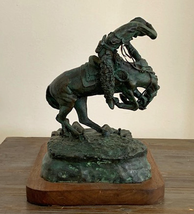 bronze remington statue