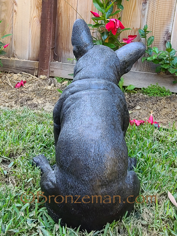 custom bronze dog statue french bulldog