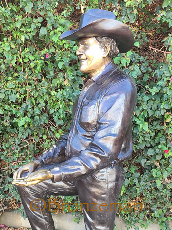 custom bronze cowboy statue